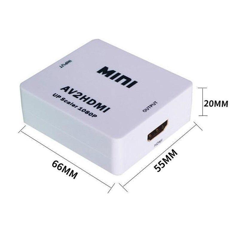Mini Adaptador Hdmi2Av Conversor Hdmi Para Video Universal Adaptadores Magazine Luiza